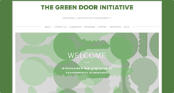 Desktop Screenshot of greendoorinitiative.org